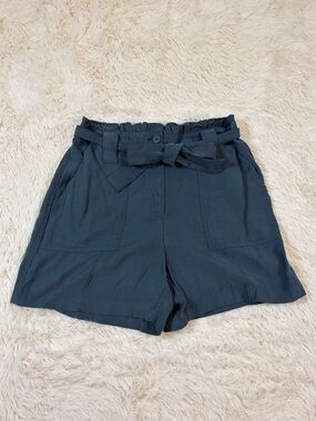 Nine West High Waist Tie Shorts